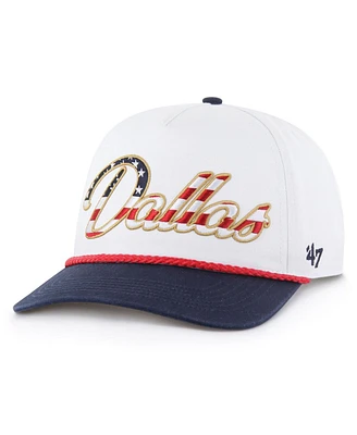 '47 Brand Men's White Dallas Cowboys Patriotic Overhand Hitch Adjustable Hat