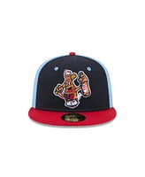 New Era Men's Navy Salem Red Sox Theme Nights 59FIFTY Fitted Hat