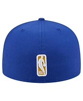 New Era Men's Royal Golden State Warriors Stitch 59FIFTY Fitted Hat