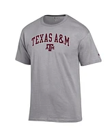 Champion Men's Heather Gray Texas A&M Aggies Arch Over Logo T-Shirt