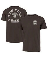 '47 Brand Men's Brown New York Knicks Back Canyon Franklin T-Shirt