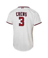 Nike Big Boys and Girls Dylan Crews White Washington Nationals Home Replica Jersey