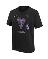 Nike Big Boys and Girls Tiffany Hayes Black Golden State Valkyries Explorer Edition Player Name Number T-Shirt
