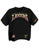Two Hype Men's Black Los Angeles Lakers Drip Dime Collection Premium T-Shirt