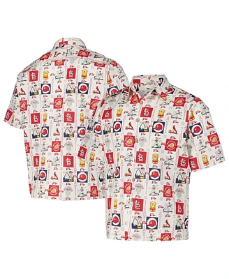 Reyn Spooner Men's White St. Louis Cardinals Champions Scenic Button-Up Shirt