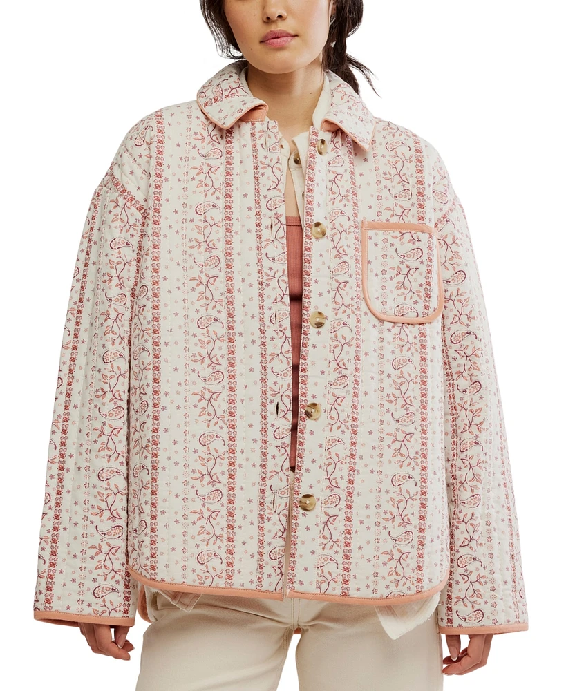 Free People Women's Quilted Alexie Jacket