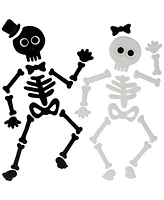 Northlight Double Sided Halloween Gel Window Clings, Set of 4
