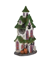 Northlight 22.75" Led Lighted Haunted House with Skulls Halloween Decoration