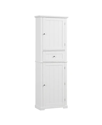Casainc 67.7"H Tall Bathroom Cabinet with Drawer, Adjustable Shelf, Painted Mdf
