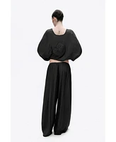 Nocturne Women's Flowy Wide Leg Pants
