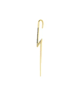 Spero London True Lightning Gemstones Sterling Silver Bolt Ear Crawler