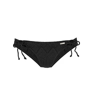 Lascana Women's Textured Side Tie Bikini Swimsuit Bottom