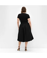 City Chic Women's Paris Love Dress