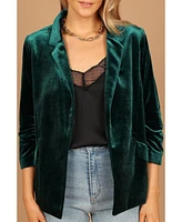 Petal and Pup Women's Vera Velvet Blazer