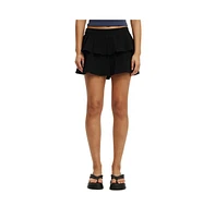Cotton On Women's Double Pleated Mini Skirt