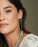 brook & york Gold Plated Shea Earrings