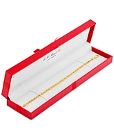 Lightweight Polished Mariner Chain Bracelet 5.5mm in 14k Yellow Gold
