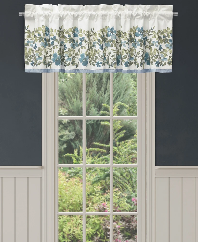 Royal Court Evergreen Window Straight Valance, 17" x 72"