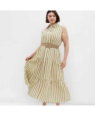 City Chic Plus Clean Lines Dress