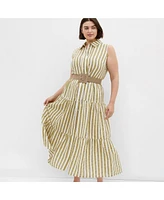 City Chic Plus Clean Lines Dress