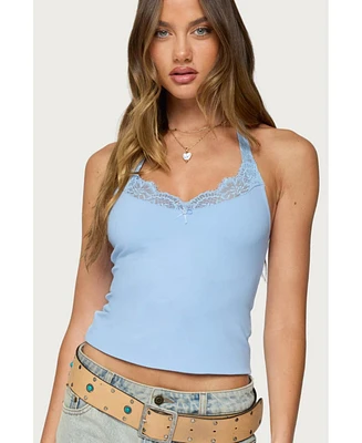 Edikted Women's Jordie Lacey Halter Top