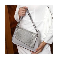 Women's The Coilmark Asymmetric Hand Bag - Coin Grey