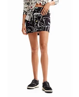 Desigual Women's Slim-fit mini skirt