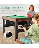 Best Choice Products 13-in-1 Combo Game Table Set w/ Ping Pong, Foosball, Basketball, Air Hockey, Archery