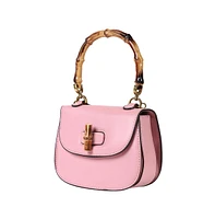 Haute Sauce Women's The Bamboo-Curve Hand Bag - Blush Pink