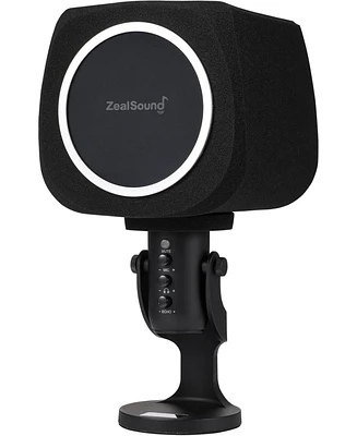 ZealSound Usb Condenser Microphone k66 and ws18 Pop Filter Bundle