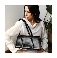 Women's The Coreline Satchel Bag - Onyx Black