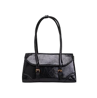 Women's The Coreline Satchel Bag - Onyx Black