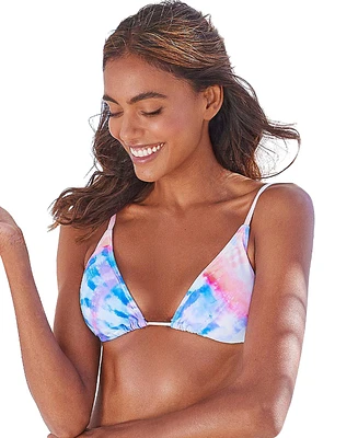 Lascana Women's Tie-Dye Triangle Bikini Swimsuit Top