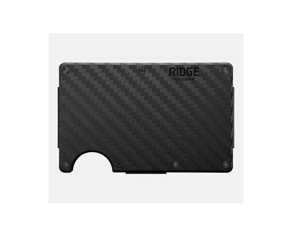 The Ridge Men's Ridge Wallet - Carbon Fiber 3k - Money Clip