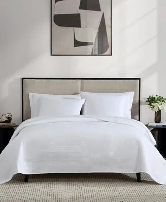 Vera Wang Cotton Voile Solid Quilt Set