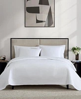 Vera Wang Cotton Voile Solid Quilt Set