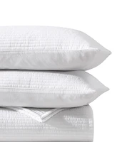 Vera Wang Cotton Voile Solid 3-Pc. Quilt Set