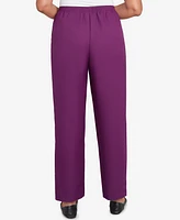 Alfred Dunner Women's Classic Poly Accord Short Length Pants