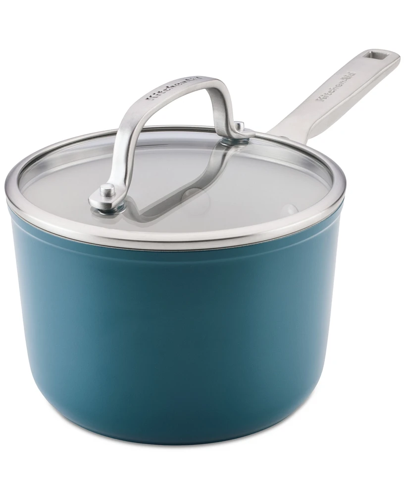 KitchenAid Hard-Anodized Ceramic Induction 2-Qt. Saucepan with Lid