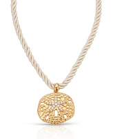 Ettika Sand Dollar Pendant Necklace