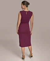 Donna Karan New York Women's Hardware Sleeveless Sheath Dress