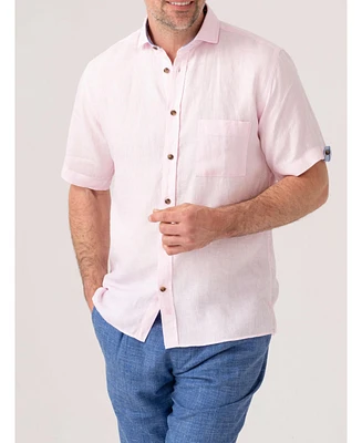 Koy Clothing Men's Short Sleeve Linen Shirt