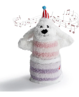 Fuzzwoof Birthday Cake Dog Toy, Dancing with Echo Function Feature, Singing Birthday Songs, Interactive Dog Toy, Birthday Gift for Dogs.
