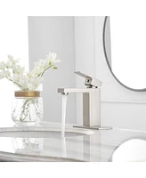 Greenspring Single Hole Single-Handle Low-Arc Bathroom Faucet With Pop-up Drain Assembly Polished Chrome