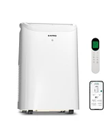 Zafro 8,000 Btu Portable Ac with Fan, Dehumidifier, App & Remote Control, 24H Timer, Led Display – Easy Room Cooling & Humidity Control