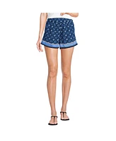 Lands' End Women's Rayon High Rise 5" Pull On Shorts - Set Bottom