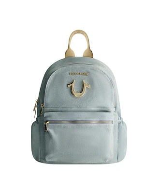 True Religion Zip Pocket Denim Horseshoe Backpack