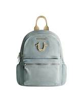 True Religion Zip Pocket Denim Horseshoe Backpack