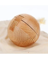 We Games Solid Wood 3D Sphere Puzzle
