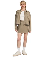 Guess Women's Carla Drawstring-Waist Cargo Mini Skirt